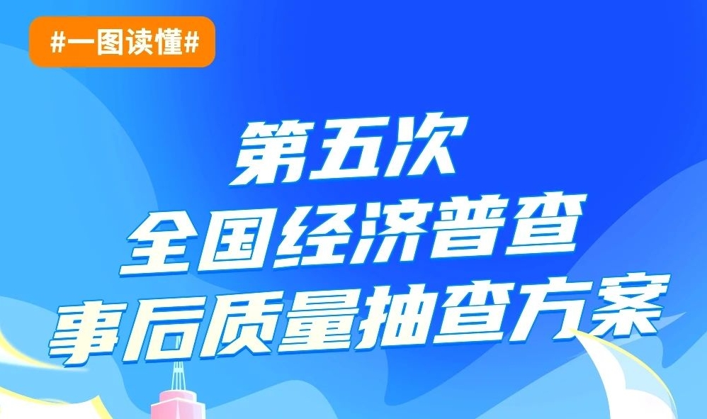 一圖讀懂丨第五次全國經濟普查事后質量抽查方案