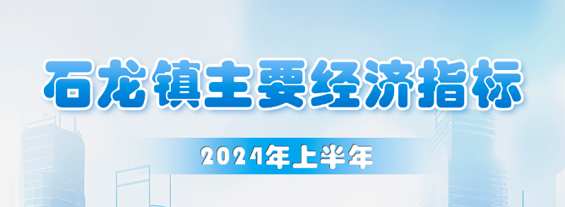石龍鎮2024年上半年主要經濟指標