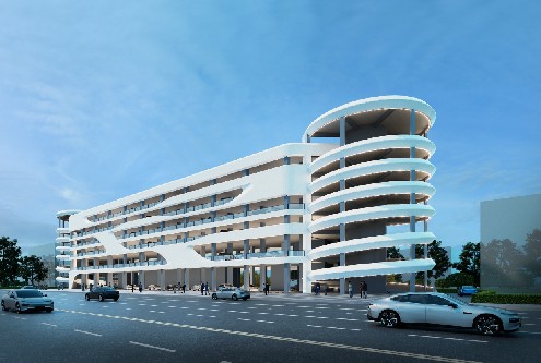 1【標題】巷頭毛織一街停車樓動工 建成后可提供296個停車位.jpg